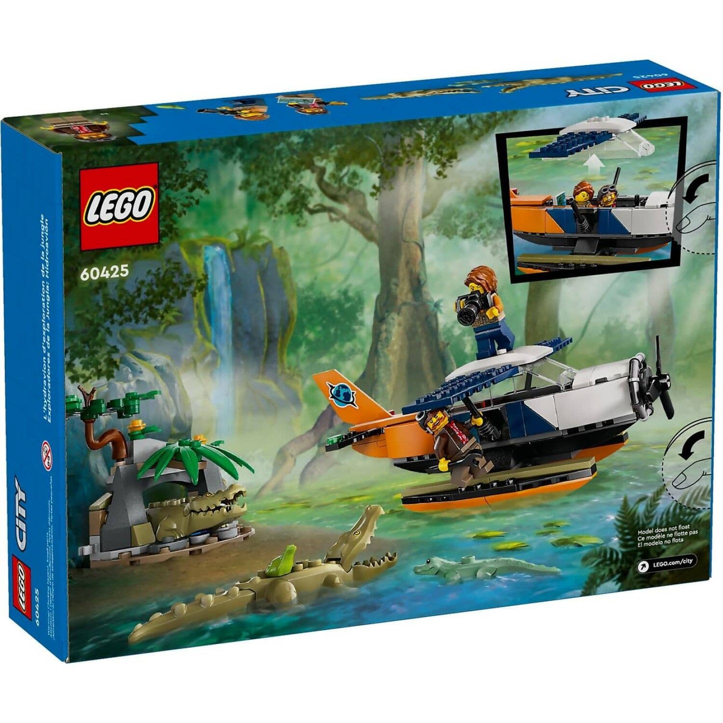 LEGO 60425 Jungle Explorer Water Plane - City