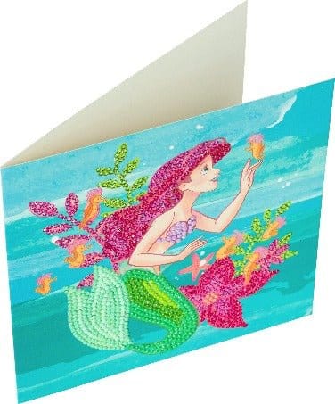 Craft Buddy - Crystal Art Disney Ariel Card Kit