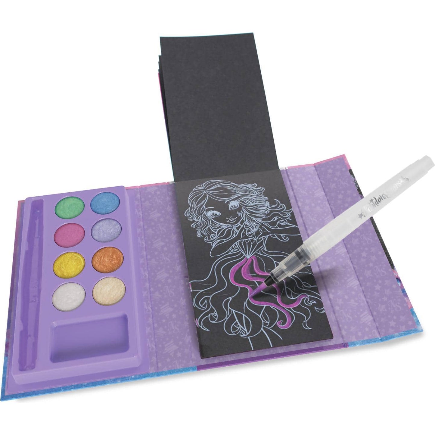 Nebulous Stars - Watercolor To Go Black