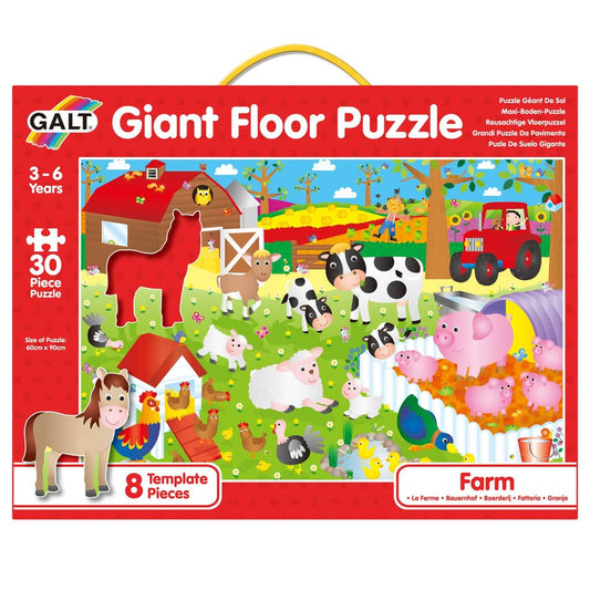 GALT - Giant Floor Puzzle - Farm - Educational Activity Kit