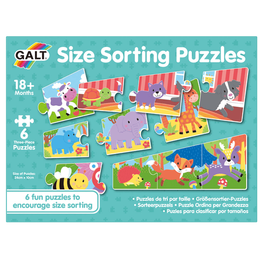 GALT - Size Sorting Puzzles - Educational Activity Kit