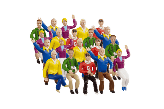 Carrera Accessories - Set of figures for the Grandstand Building -  Suits Digital 1:24 1:32 and Evolution Model No.20021129