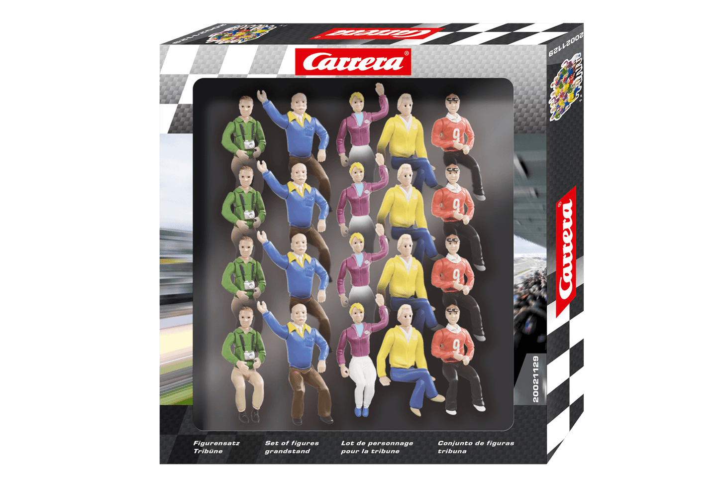 Carrera Accessories - Set of figures for the Grandstand Building -  Suits Digital 1:24 1:32 and Evolution Model No.20021129