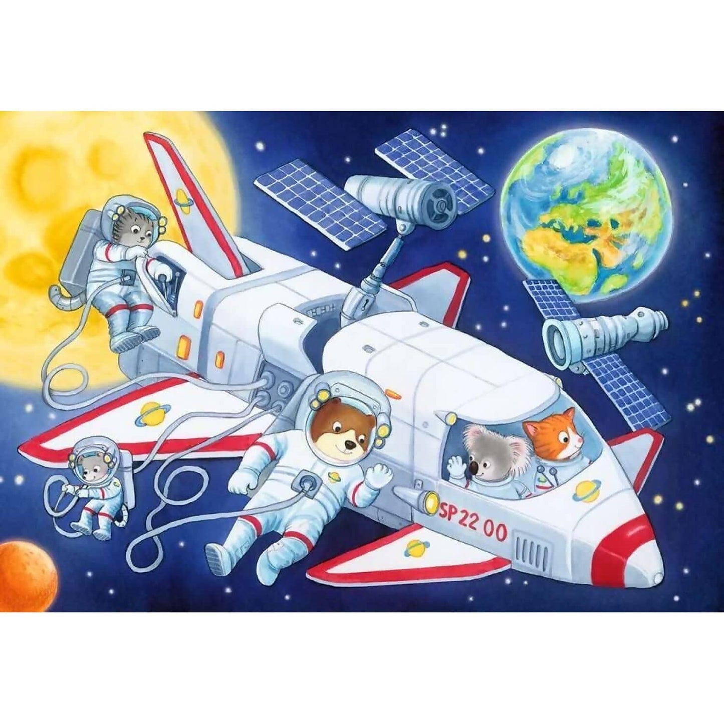Ravensburger - Journey Through Outer Space Jigsaw Puzzle 2 X 24pc