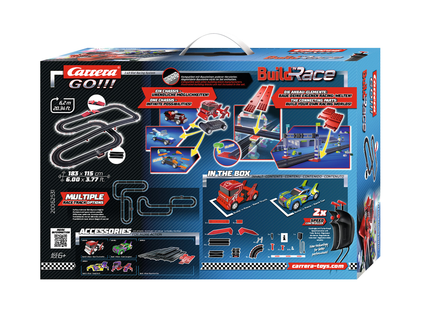 Carrera - Go Build N Race - Racing Set 6.2