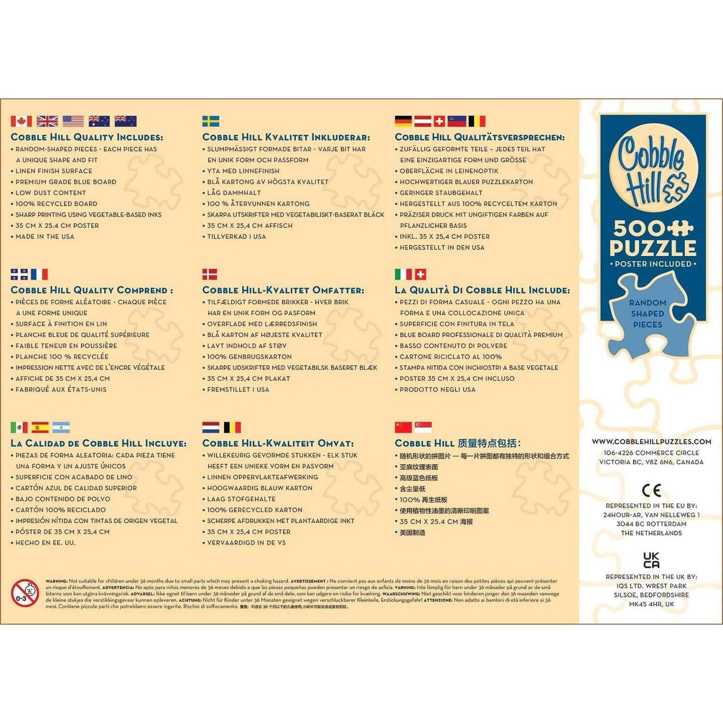 Cobble Hill - Aquarius - Jigsaw Puzzle 500 Pieces