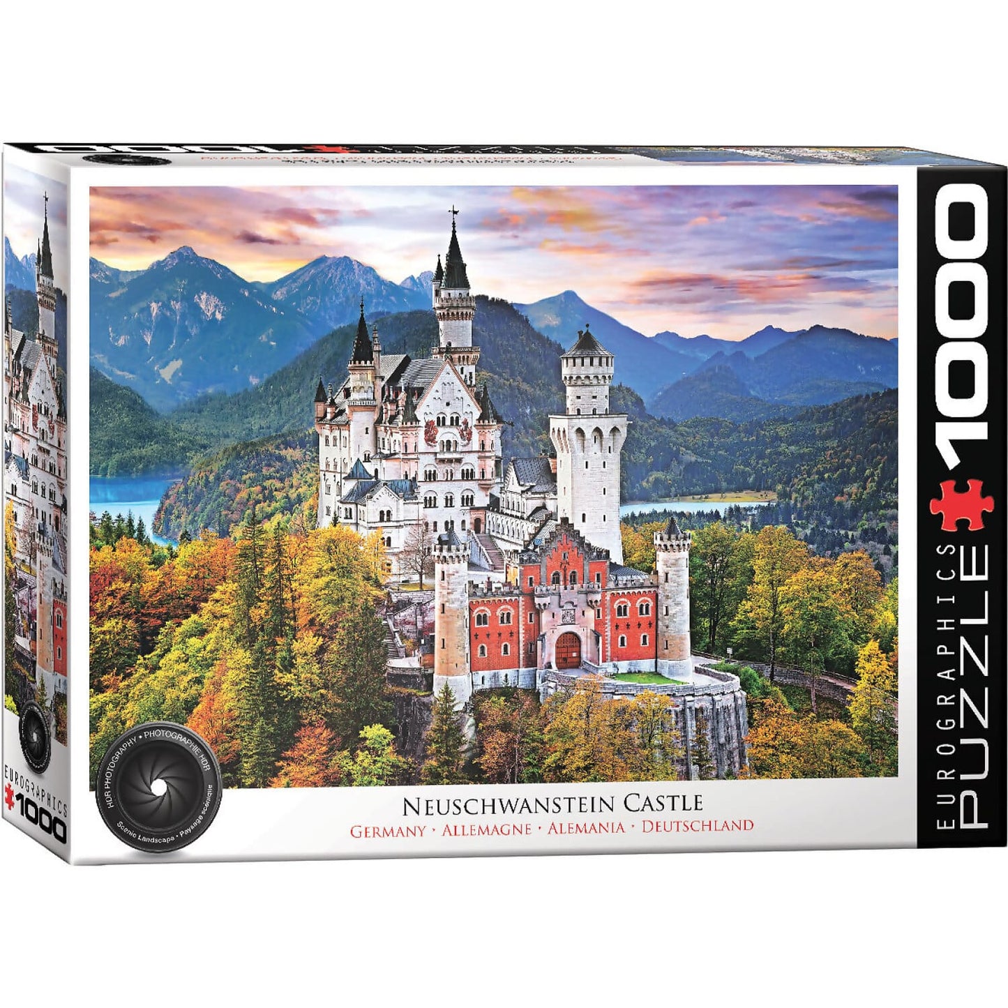 Eurographics - Neuschwanstein Castle Germany Jigsaw Puzzle 1000 Pieces