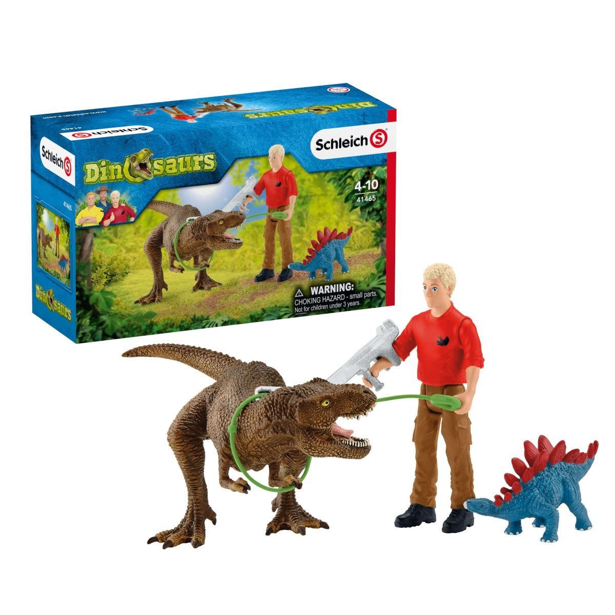 Schleich - Tyrannosaurus Rex Attack  Dinosaur Figurine