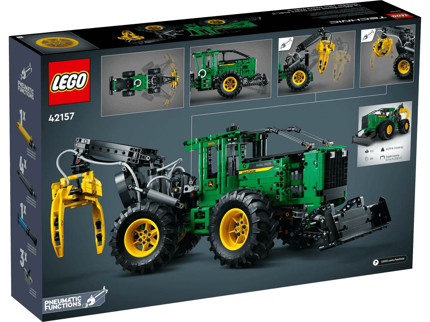 LEGO 42157 John Deere 948L-II Skidder - Technic
