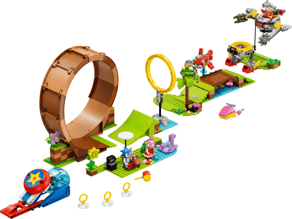 LEGO 76994 Sonic's Green Hill Zone Loop Challenge - Sonic The Hedgehog 2023