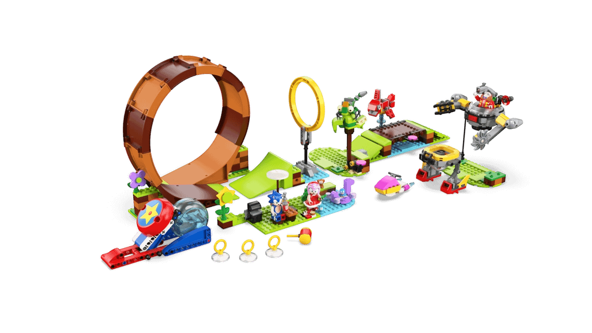 LEGO 76994 Sonic's Green Hill Zone Loop Challenge - Sonic The Hedgehog 2023
