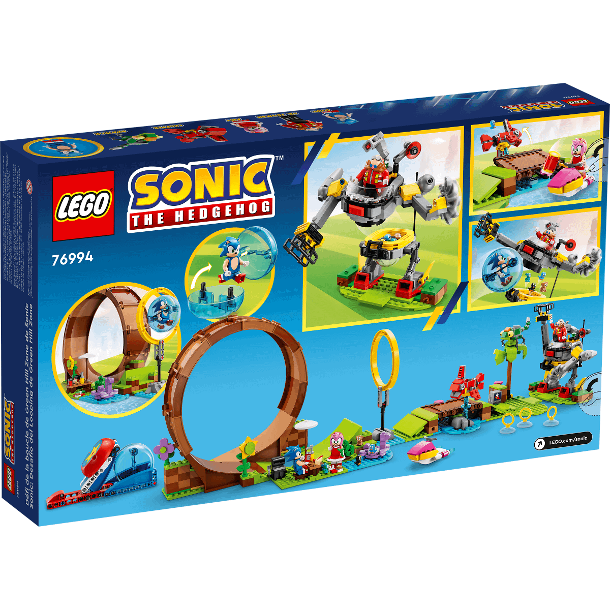 LEGO 76994 Sonic's Green Hill Zone Loop Challenge - Sonic The Hedgehog 2023