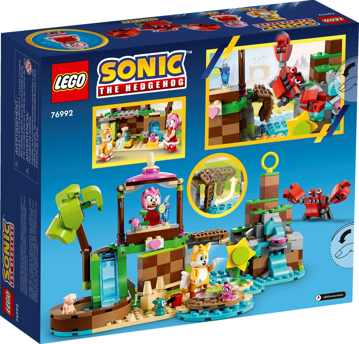 LEGO 76992 Amy's Animal Rescue Island - Sonic the Hedgehog