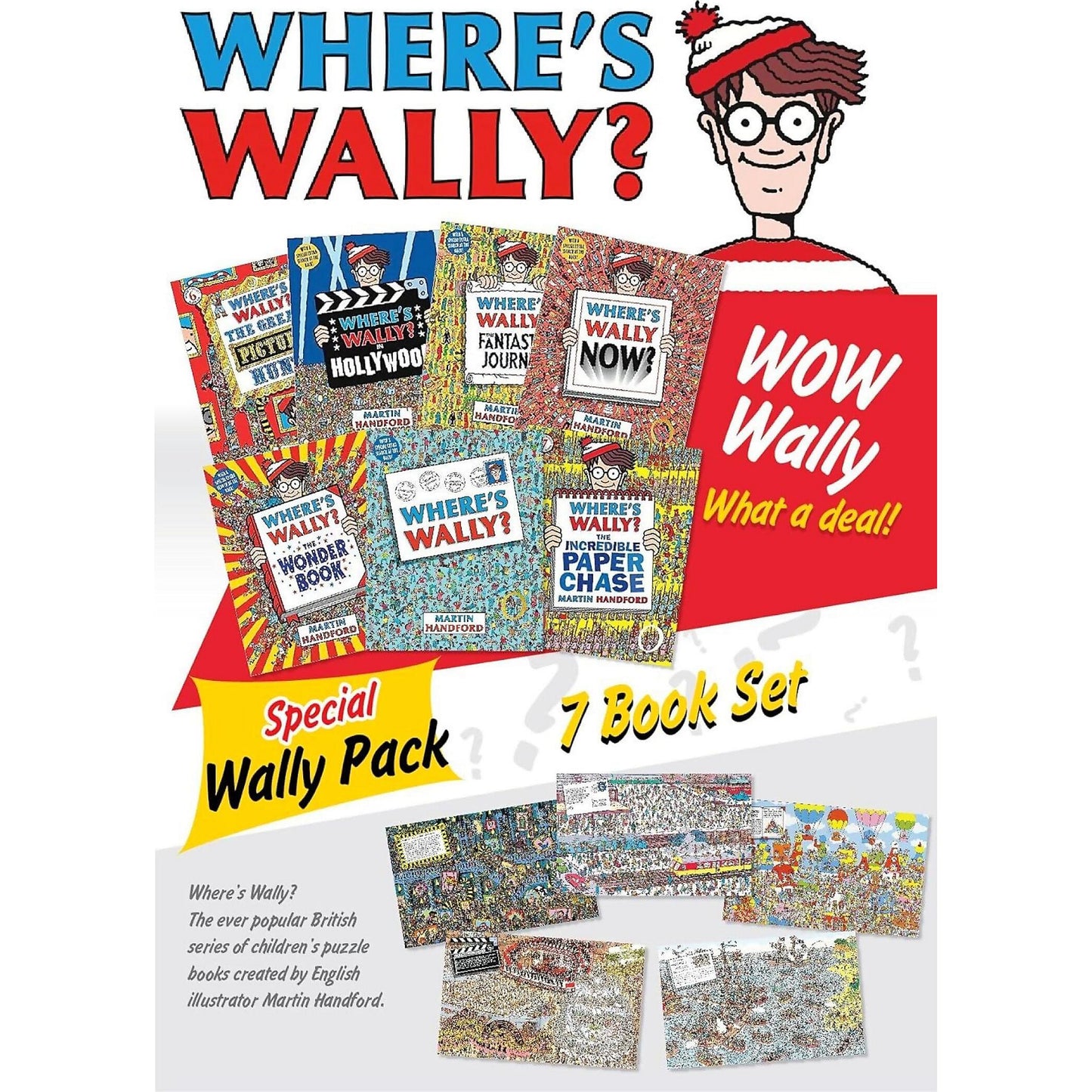 Where's Wally - Classic 7 Book Pack