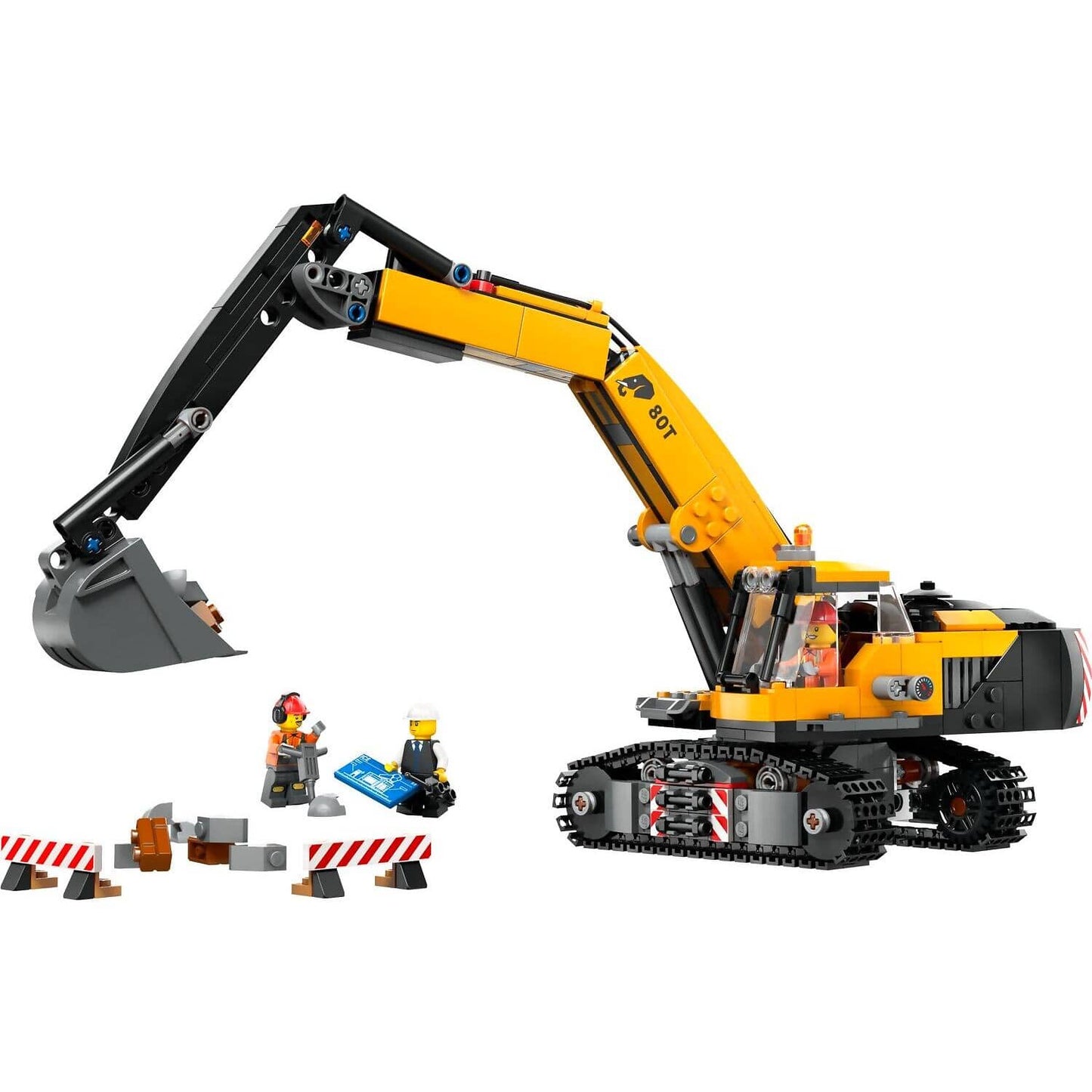 LEGO 60420 Yellow Construction Excavator - City