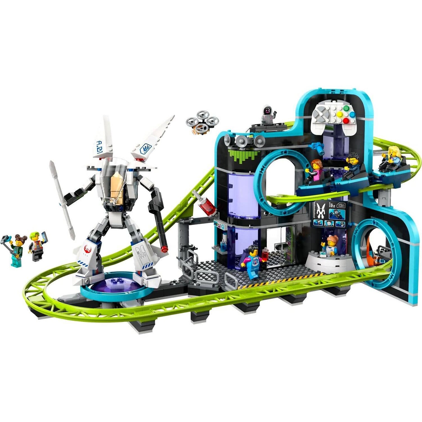LEGO 60421 Robot World Roller-Coaster Park - City