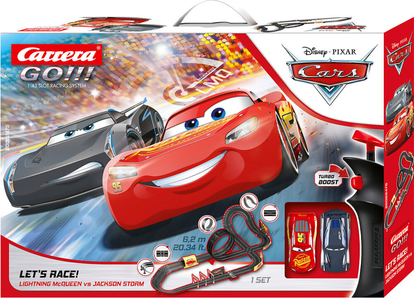 Carrera - Go Disney·pixar Cars - Let's Race! 6.2mt