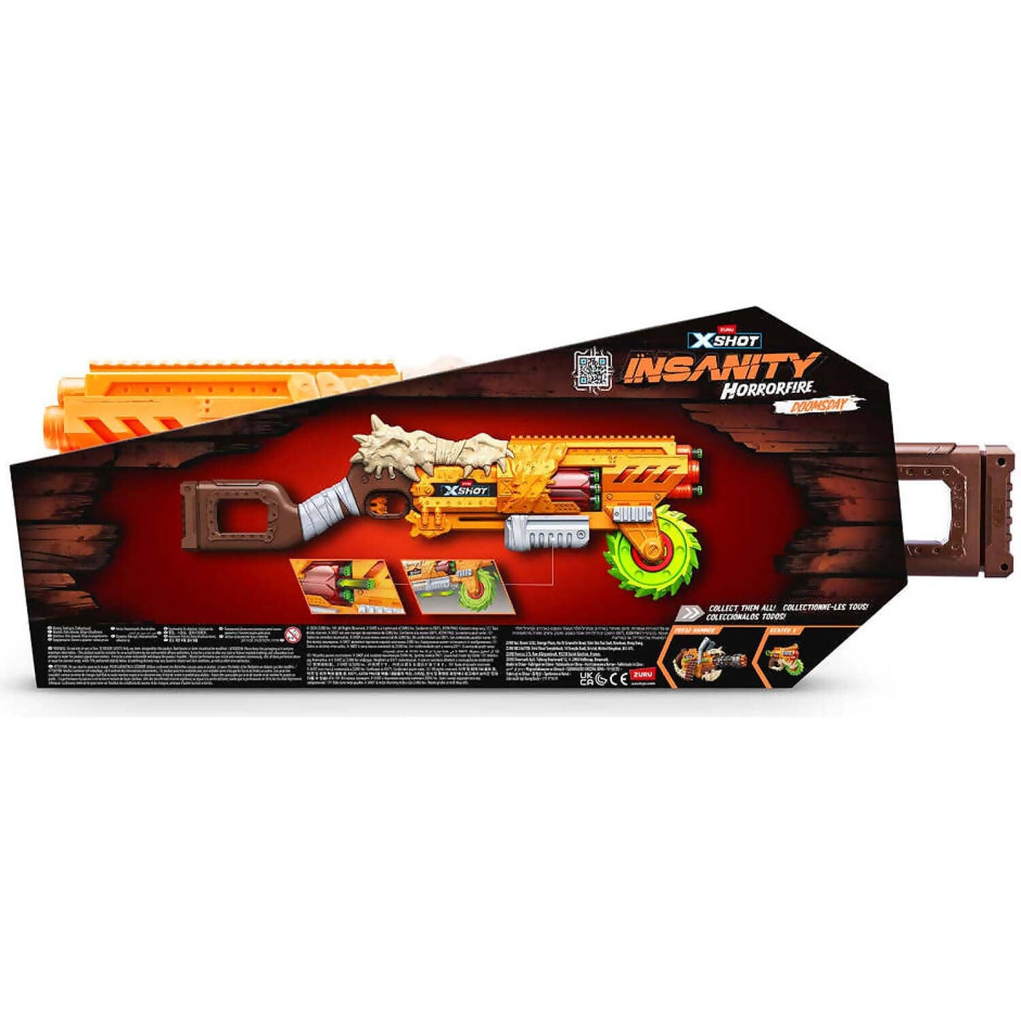 Zuru - X-shot Insanity Horrorfire Doomsday With 16 Darts