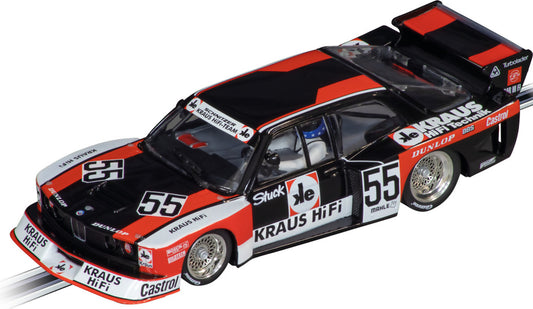 Carrera Evolution 1:32 - Bmw 320 Turbo Flachbau team Schnitzer No.55 Drm 1980 Slot Car Also Suits Scalextric