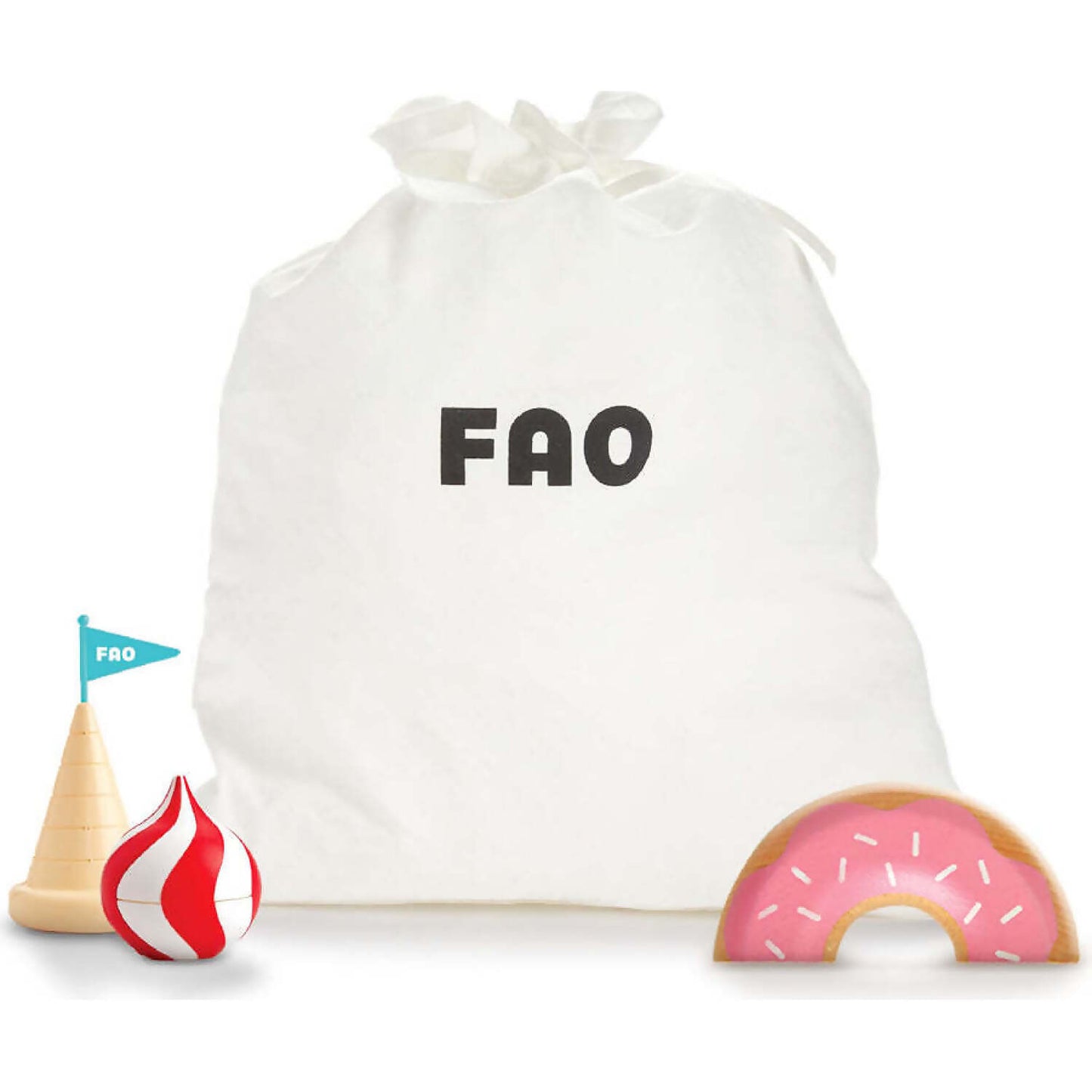 F.A.O Schwarz - Wood Castle Blocks Treats 45pc