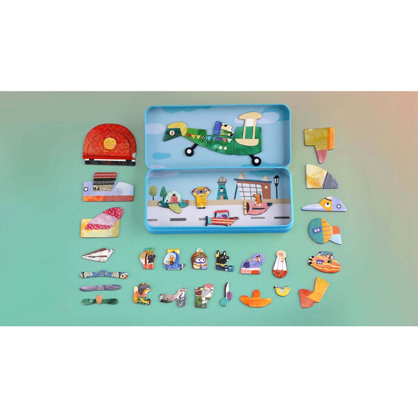 Mieredu - Travel Magnetic Puzzle Box Aircraft