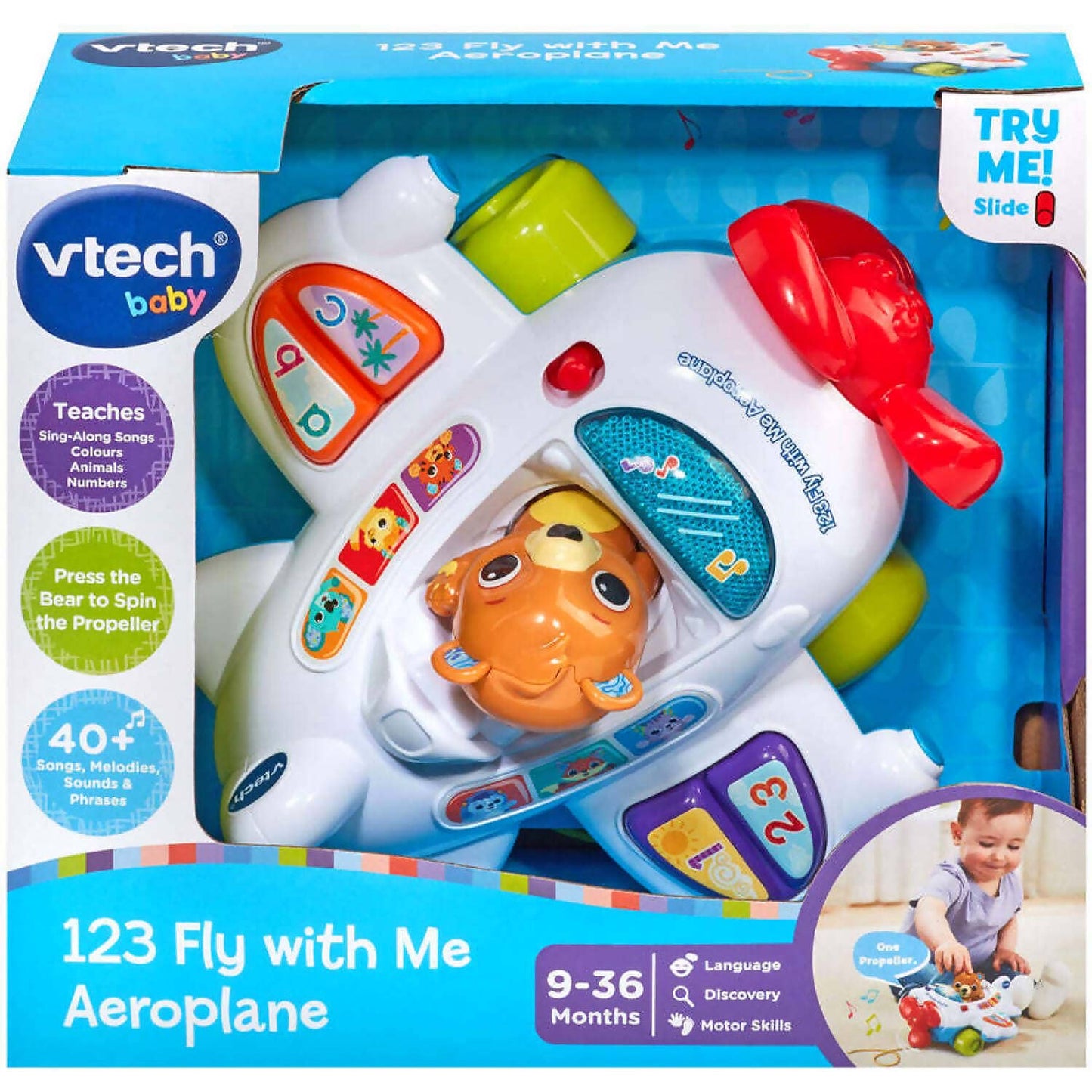 Vtech - 1 2 3 Fly With Me Aeroplane