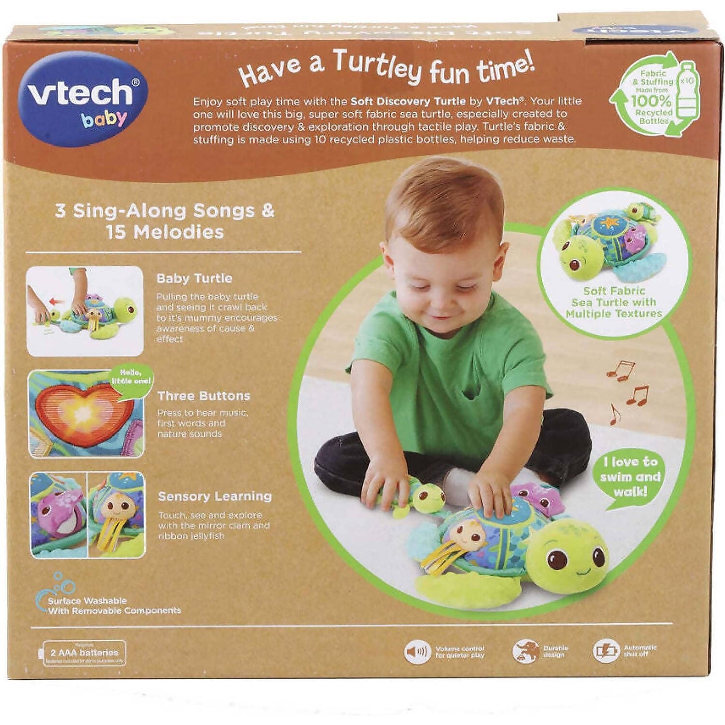 Vtech - Soft Discovery Turtle