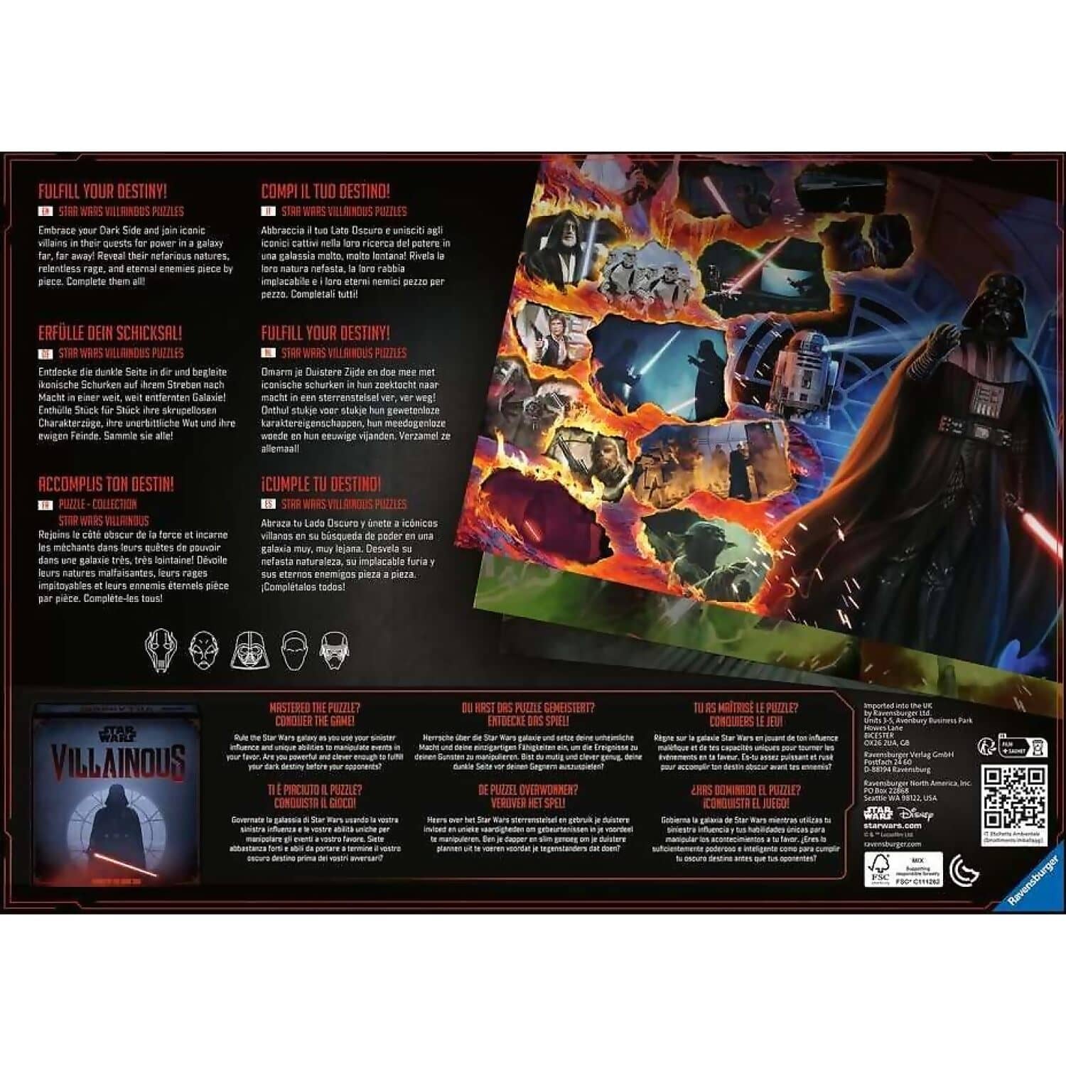 Ravensburger - Star Wars Villainous: General Grievous Jigsaw Puzzle 1000 Pieces