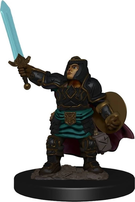 Dungeons & Dragons - Premium Dwarf Paladin Female Miniature