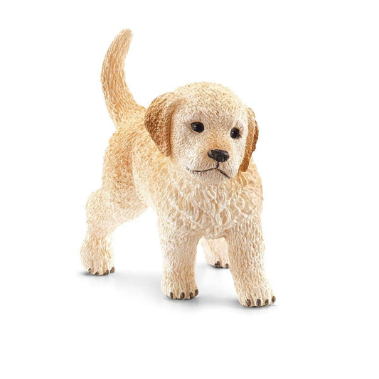 Schleich - Golden Retriever Puppy  Farm World Animal Figurine