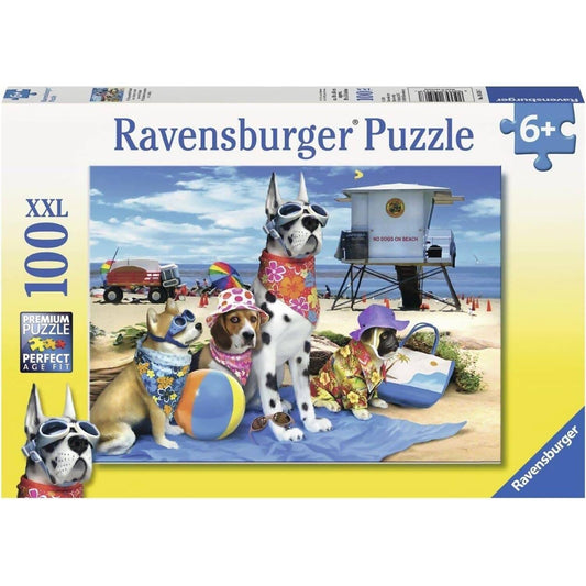 Ravensburger - No Dogs On The Beach Jigsaw Puzzle Xxl 100 Pieces
