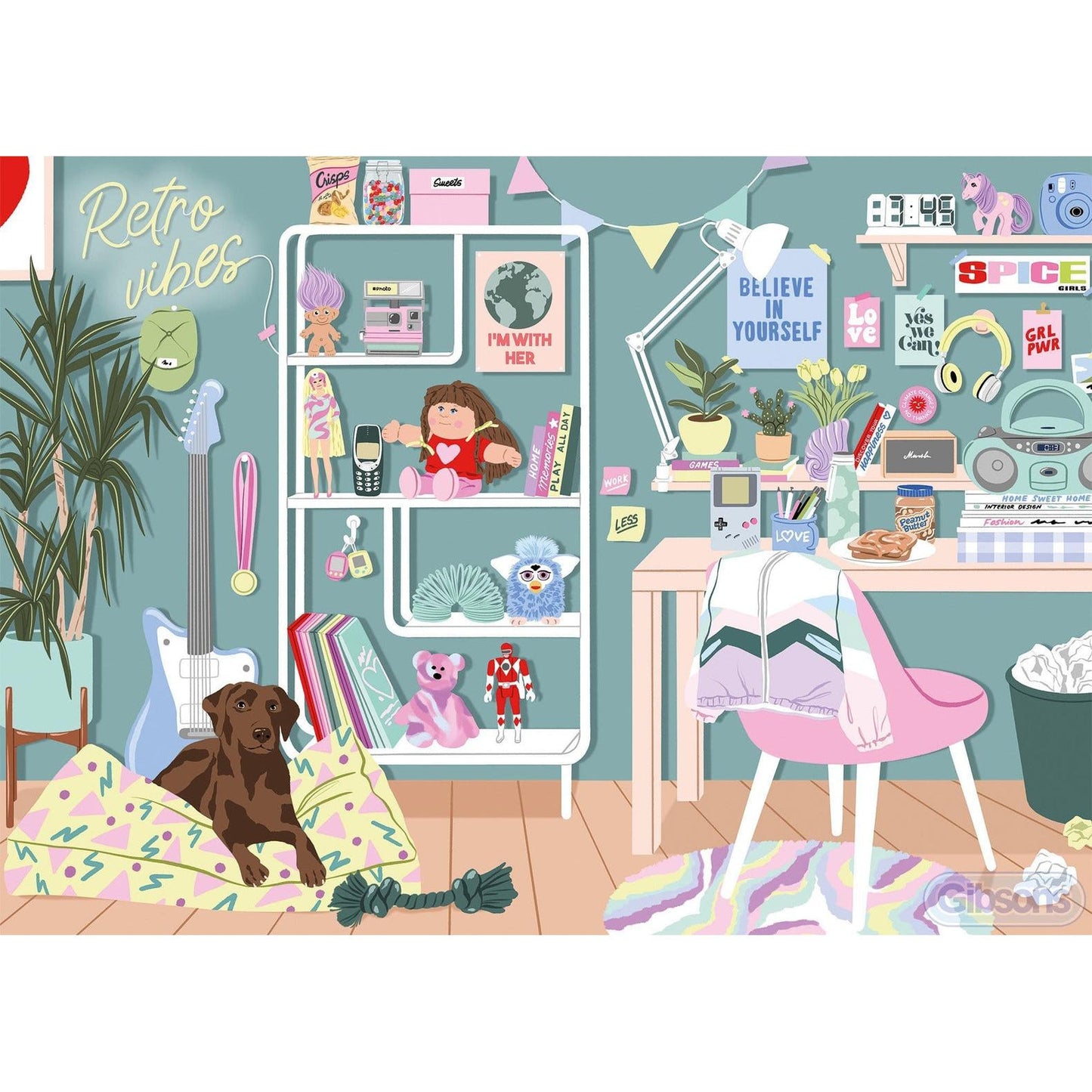 Gibsons - Retro Vibes - Jigsaw Puzzle 1000 Pieces
