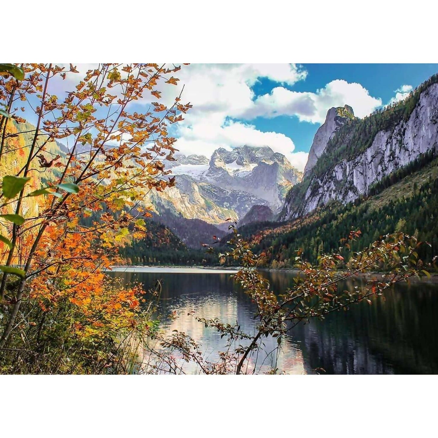 Ravensburger - Vorderer Gosausee Mit Dachsteinmassiv - Osterreich Collection Jigsaw Puzzle 1000 Pieces