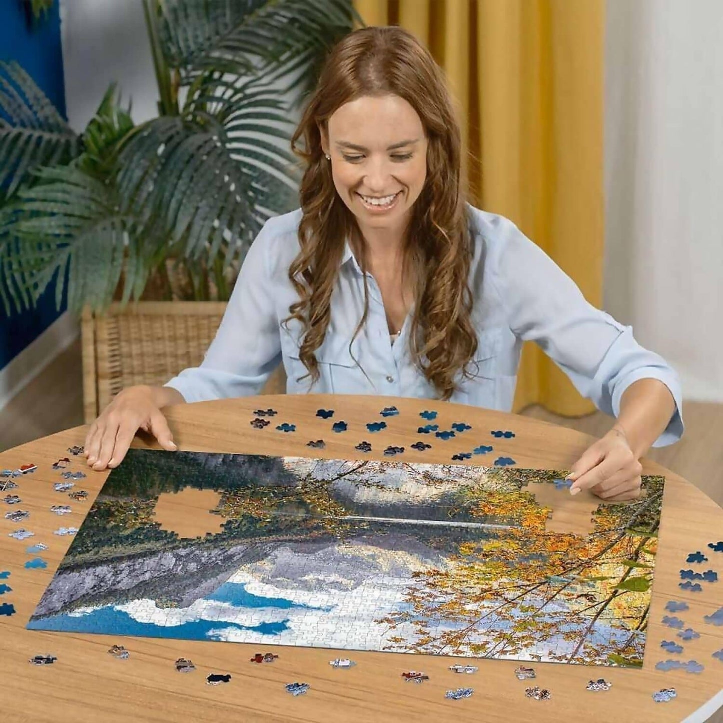 Ravensburger - Vorderer Gosausee Mit Dachsteinmassiv - Osterreich Collection Jigsaw Puzzle 1000 Pieces
