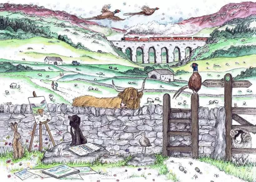 Ravensburger - Yorkshire Dales Jigsaw Puzzle 1000 Pieces