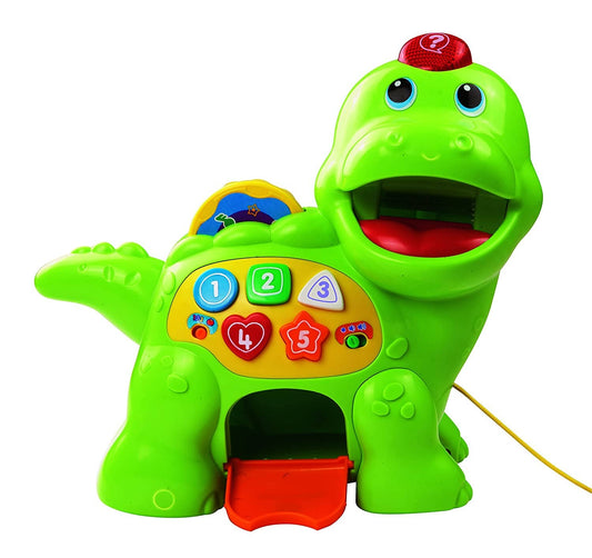 Vtech - Baby Feed Me Dino Musical Toy With Numbers Music Shapes And Interactive Lights Vtec