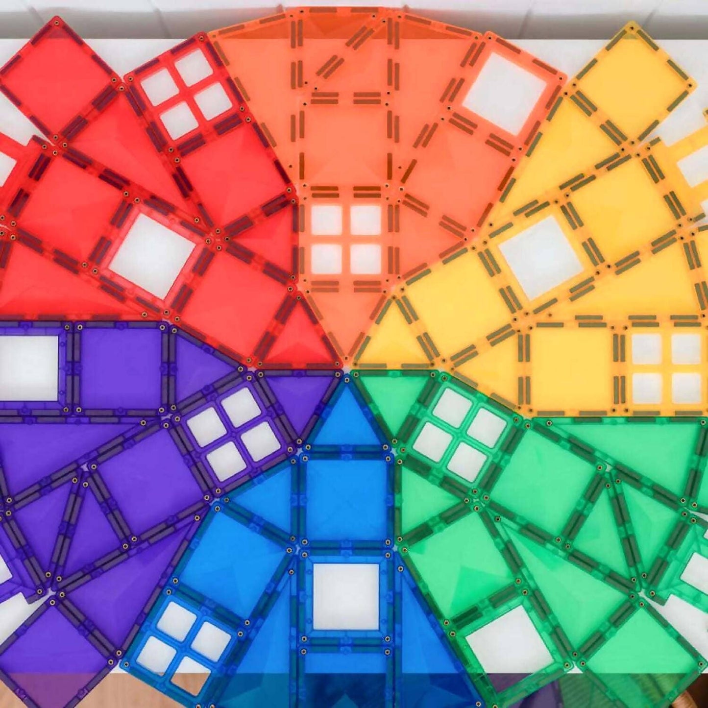 Connetix - Magnetic Tiles Rainbow Creative Pack 102pc