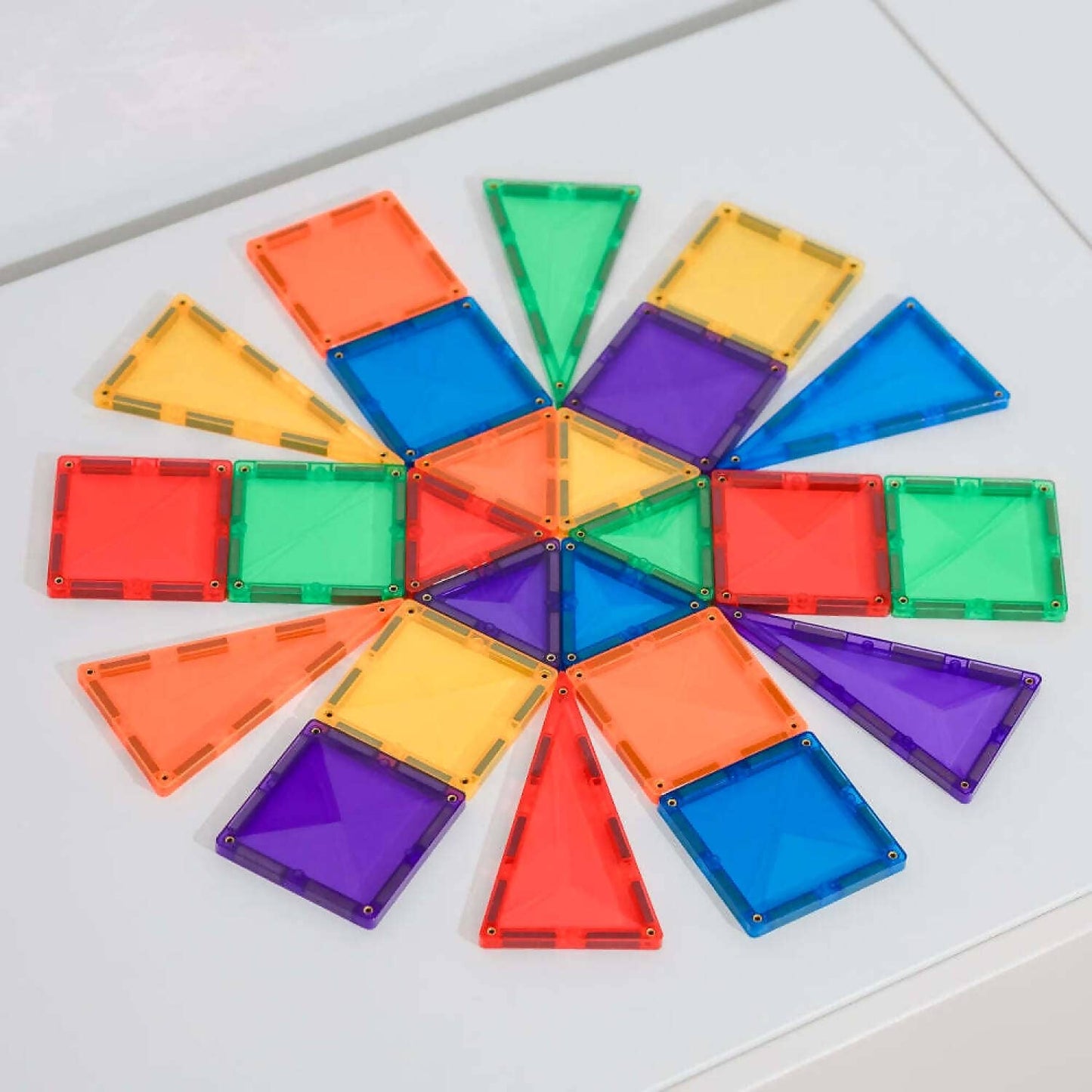 Connetix - Magnetic Tiles Rainbow Mini Pack 24pc