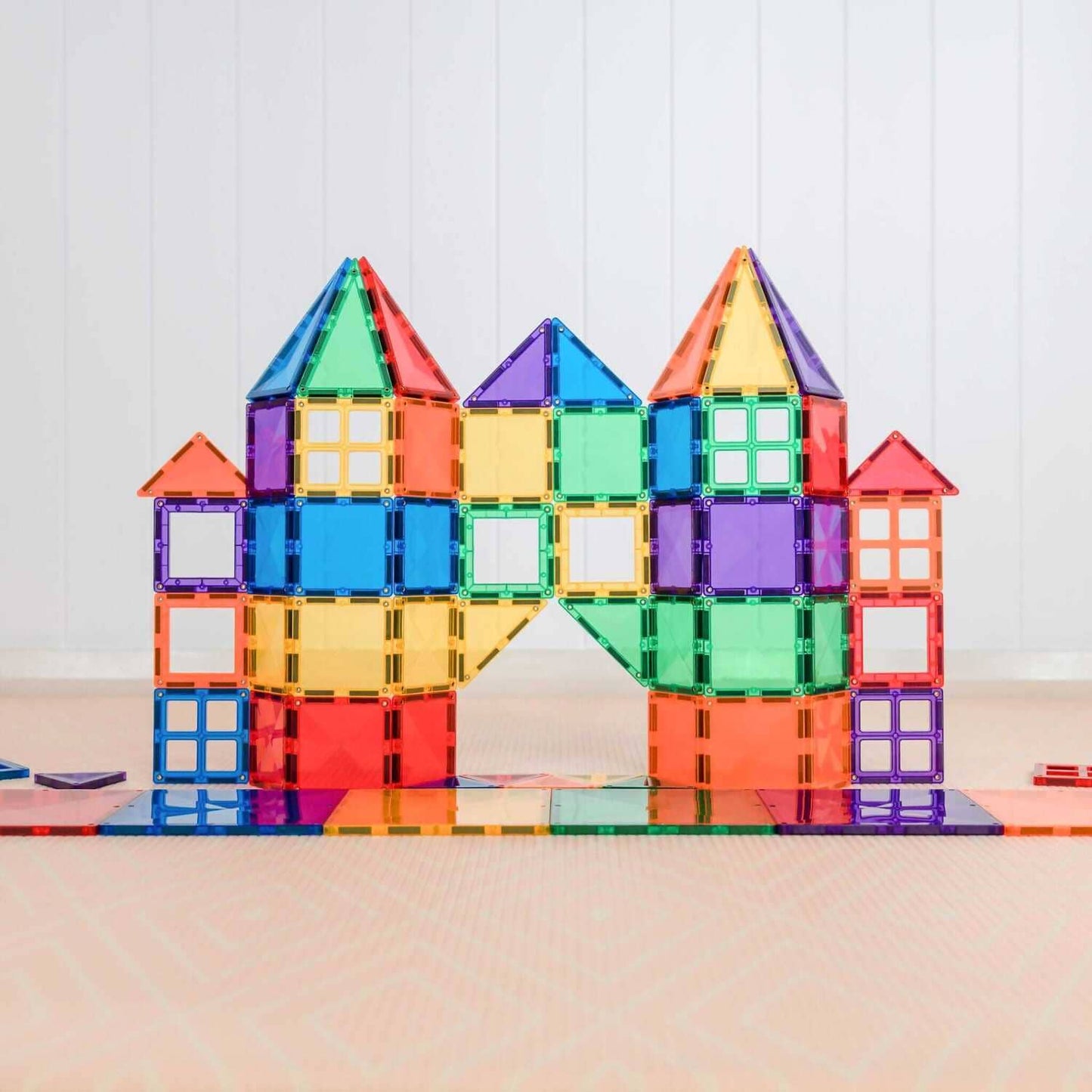 Connetix - Magnetic Tiles Rainbow Starter Pack 60pc