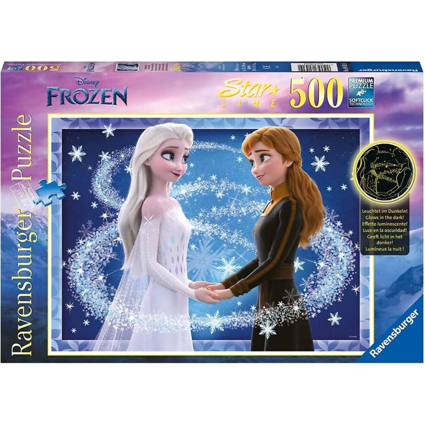 Ravensburger - Disney Frozen Sisters Anna & Elsa Jigsaw Puzzle 500 Pieces