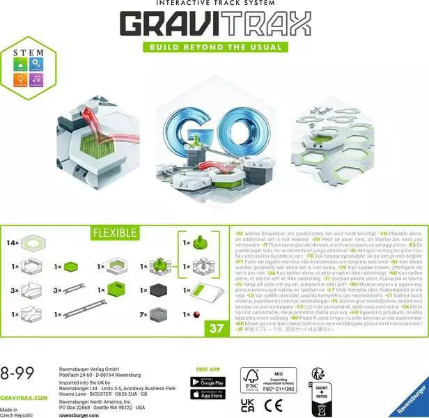 Gravitrax - Go Flexible Marble Run For Kids And Adults - Ravensburger