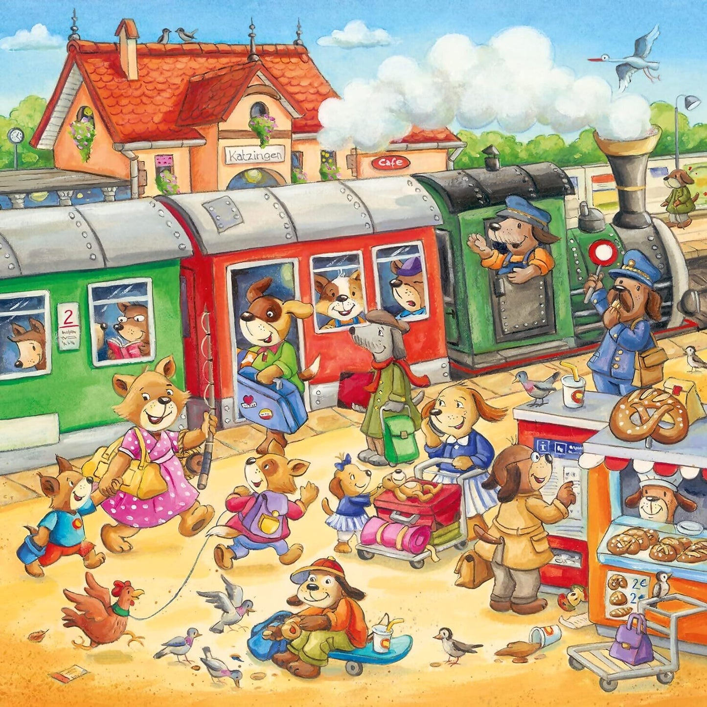 Ravensburger - Animal Vacation Jigsaw Puzzle 3 x 49pc