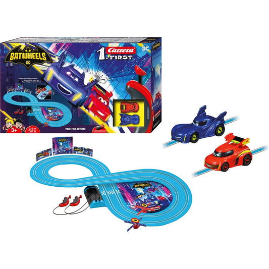 Carrera First - Batwheels Time for Action Slot Car playset