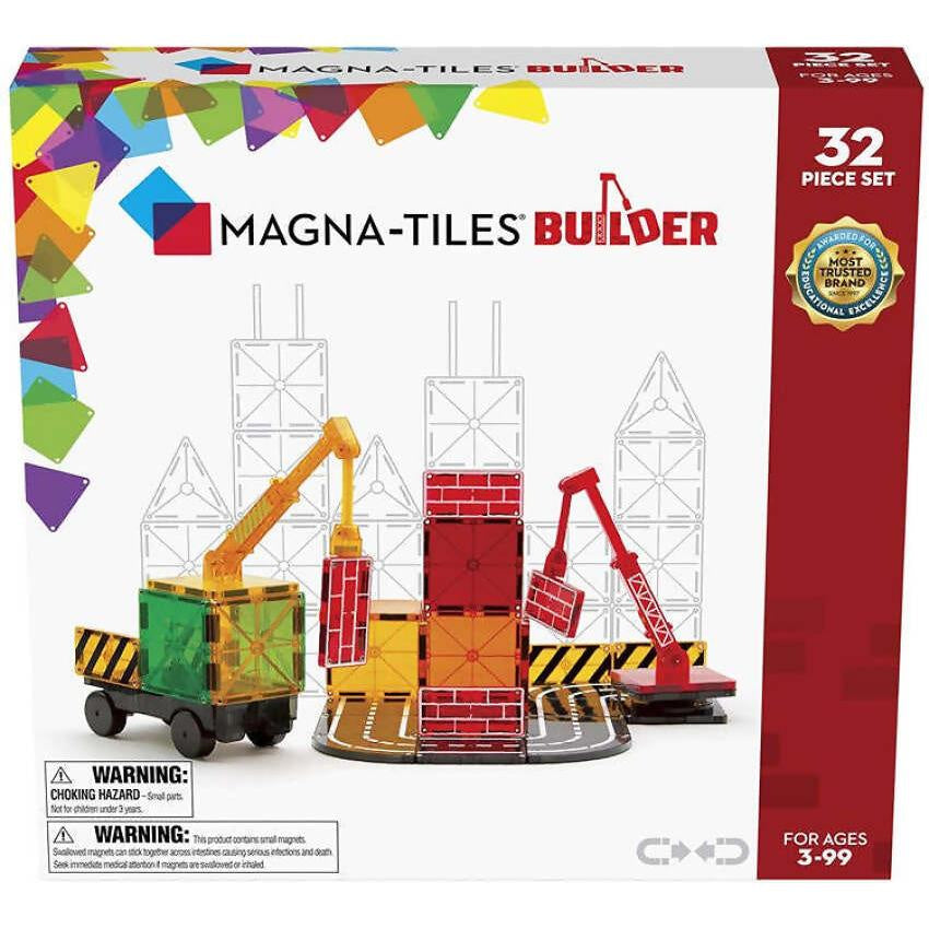 Magna Tiles - Builder 32 Piece Set - Johnco