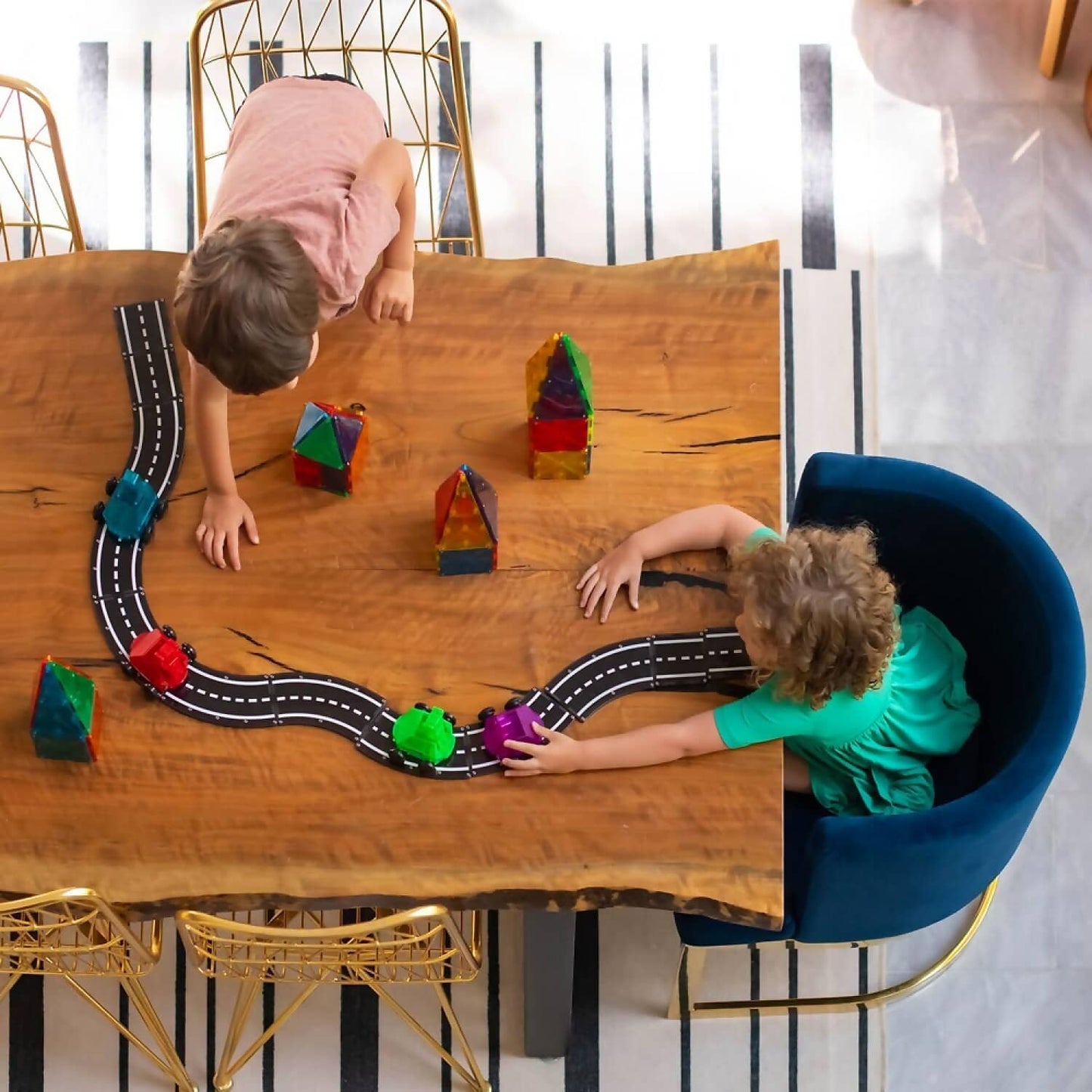 Magna Tiles - Xtras Roads 12 Piece Set - Johnco