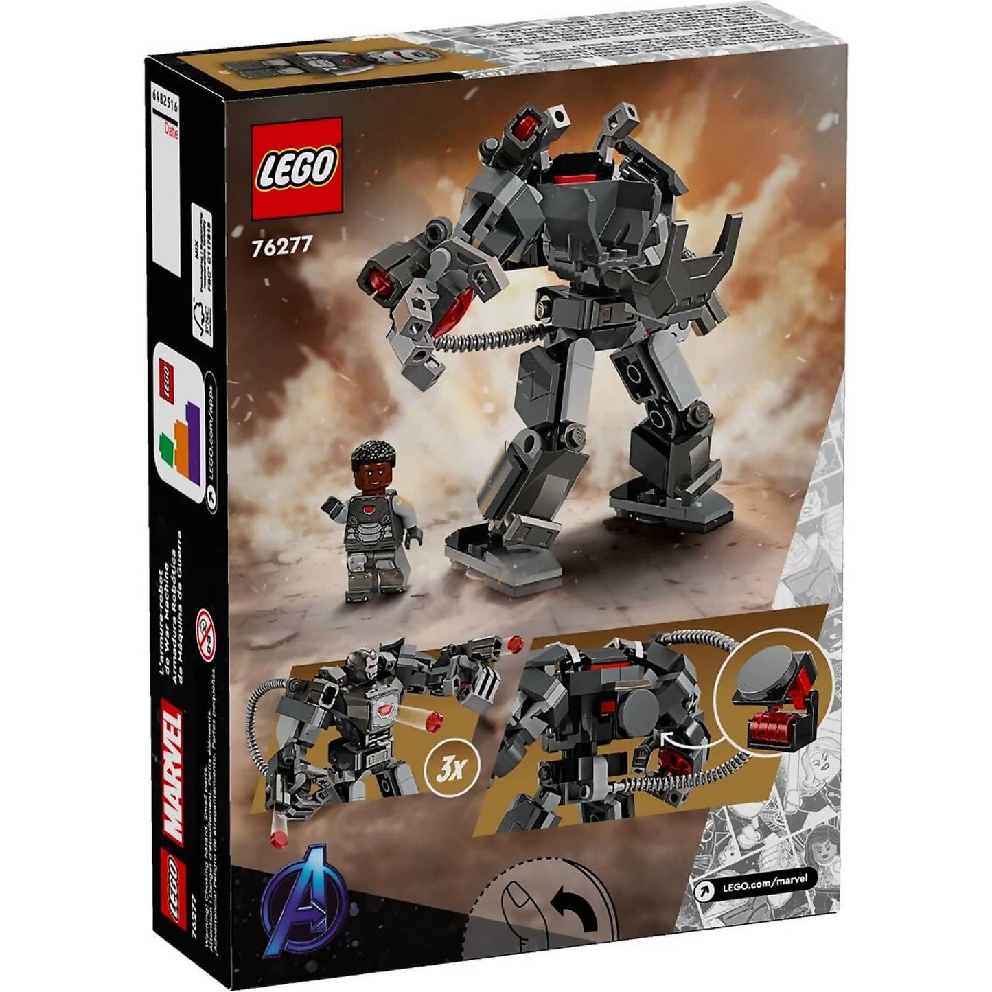 LEGO 76277 War Machine Mech Armor - Super Heroes Marvel