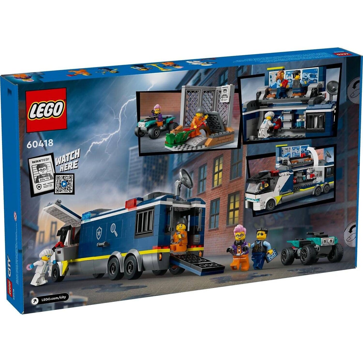 LEGO 60418 Police Mobile Crime Lab Truck - City