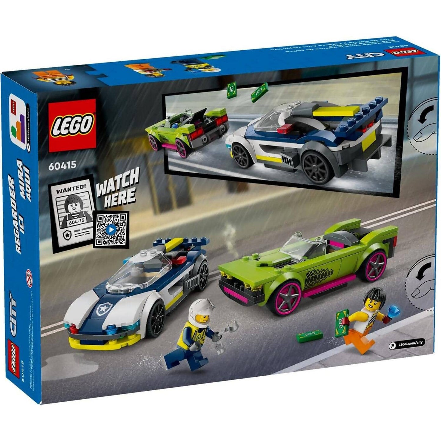 LEGO 60415 Police Car and Muscle Car Chase - City