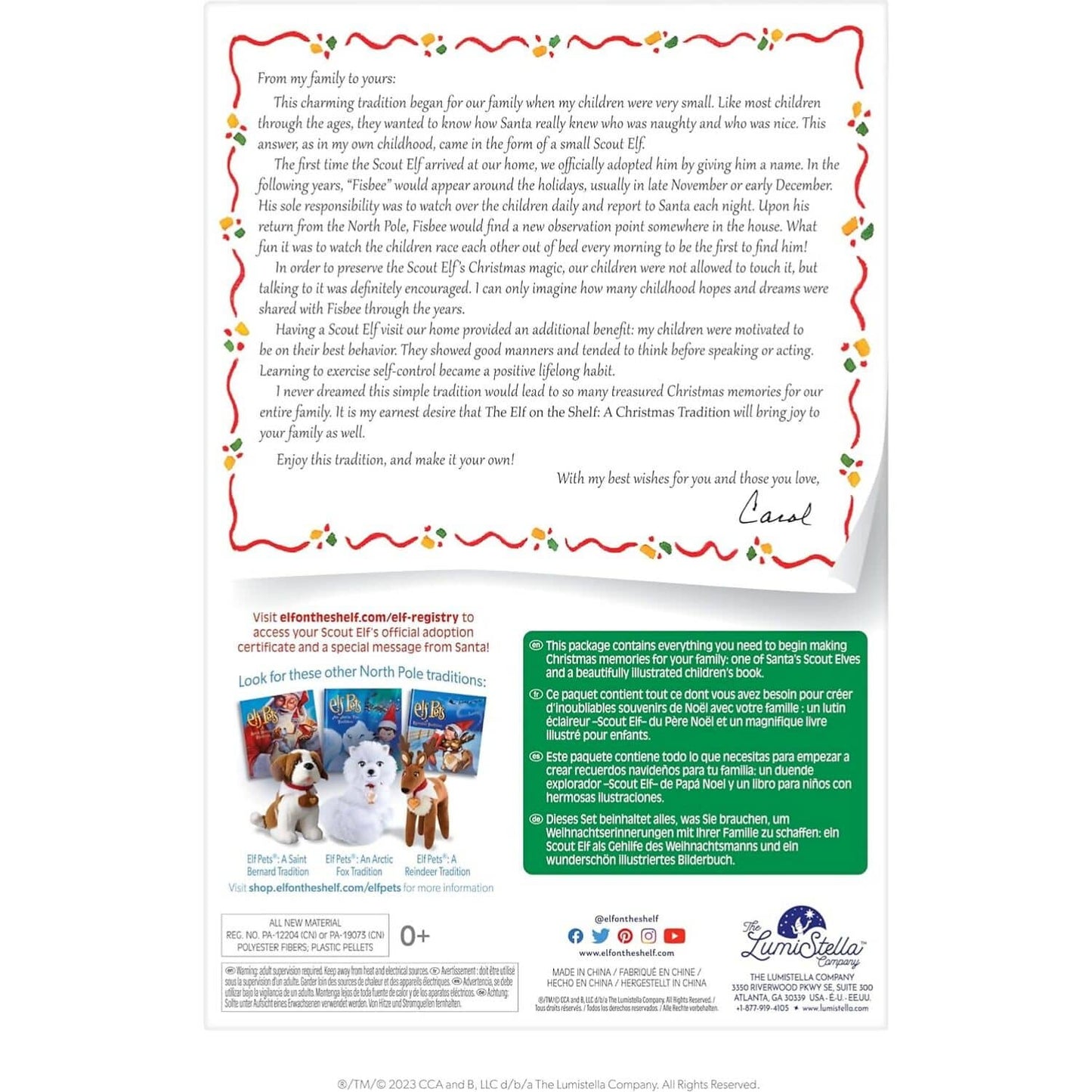 The Elf On The Shelf - A Christmas Tradition Elf and Book Box Set