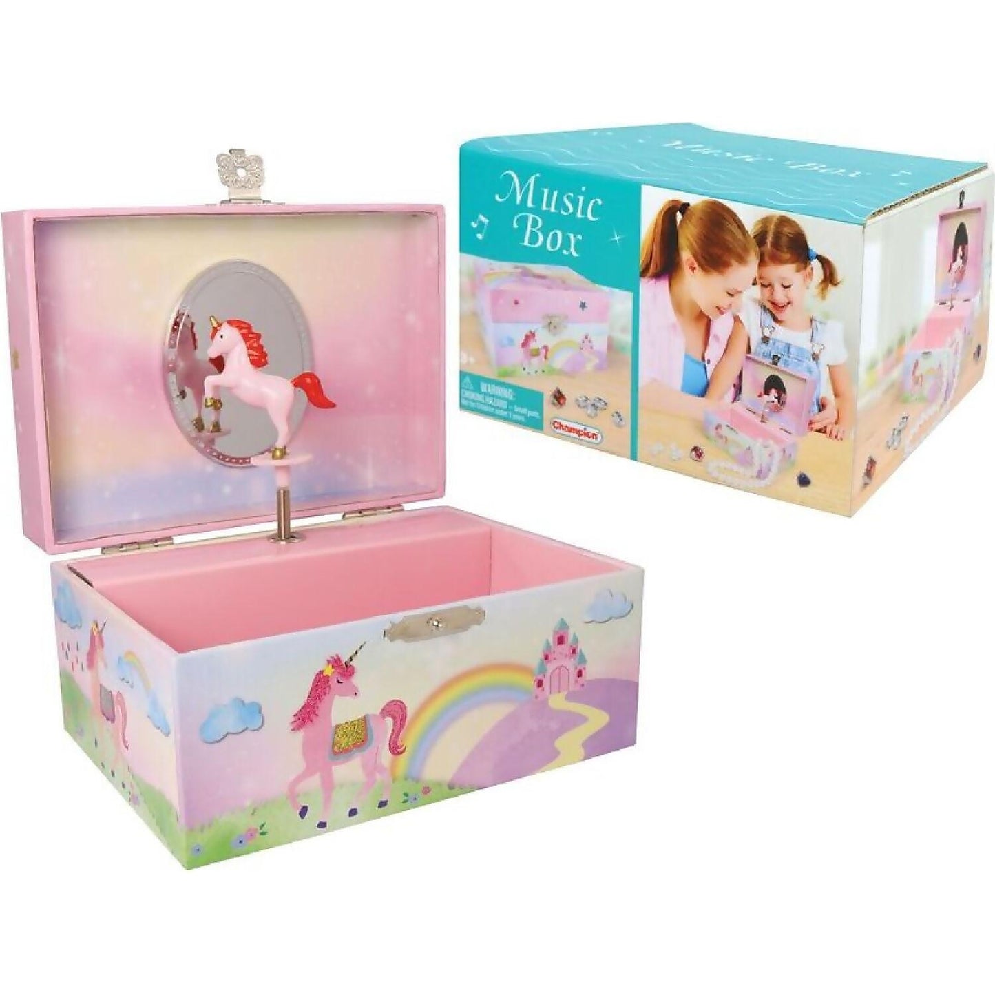 Champion - Unicorn Jewellery Music Box